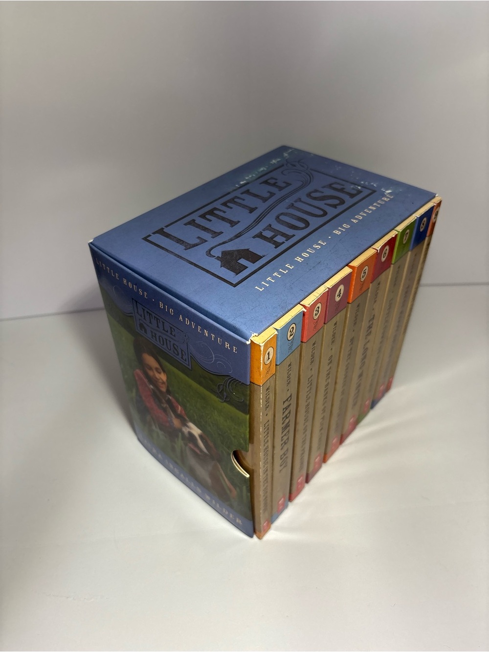 Little House on the Prairie Boxed Book Set - Blue Slipcase
